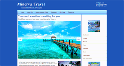 Desktop Screenshot of minervatravel.net